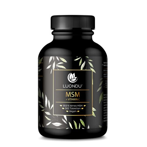Luondu MSM Schwefel Tabletten + Vitamin C, 365 Stk., Luondu