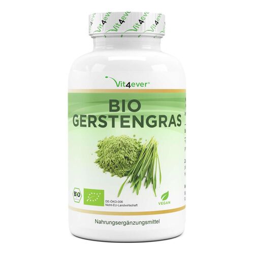 vit4ever Bio Gerstengras 365 St Kapseln, 240 ST, vit4ever