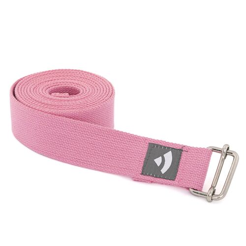 Yogagurt Asana Belt, Schiebeschnalle Baumwolle pink 910-SP, 1 Stk., bodhi
