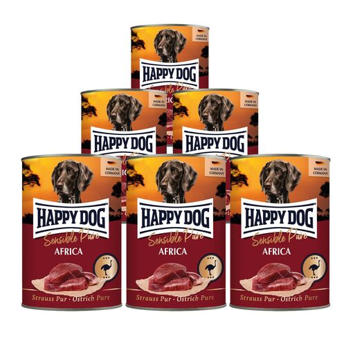 Happy Dog Sensible Pure Africa 400g, 6x400 g, Happy Dog