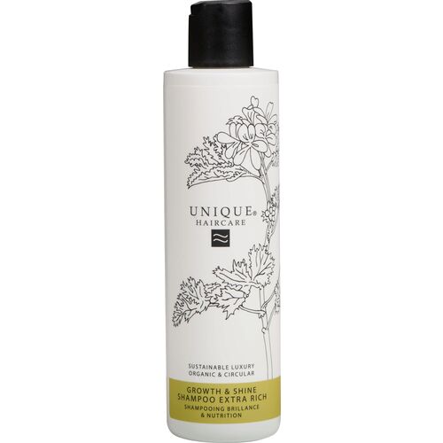Unique Haircare Glanz & Haarwuchs Shampoo Reichhalltig, 250 ml, Unique Beauty