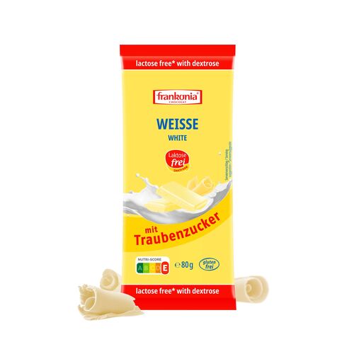 Frankonia Dextrose Weisse Schokolade, 0,08 kg, Frankonia