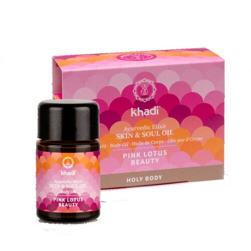 Khadi - Mini Gesichts- und Körperöl Pink Lotus Beauty, 10 ml, Khadi