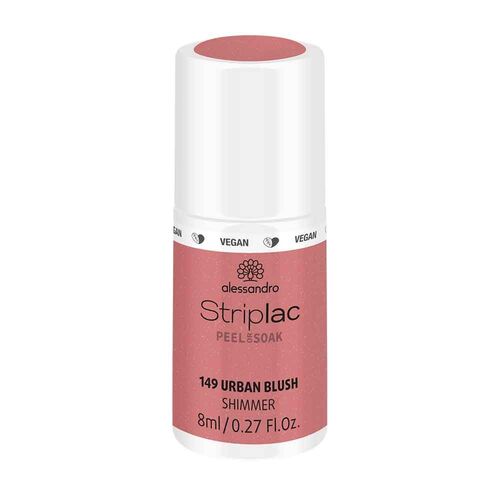 Alessandro International StripLac Peel or Soak 8 ml - 149 urban blush shimmer, 8 ml, alessandro