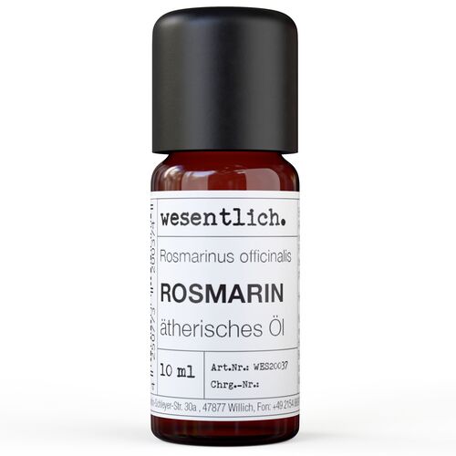 Rosmarin - ätherisches Öl von wesentlich., 10 ml, wesentlich.