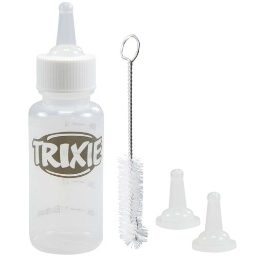 Welpenflaschen Set - Milchflasche und Sauger für Welpen, 1 Stk., Trixie