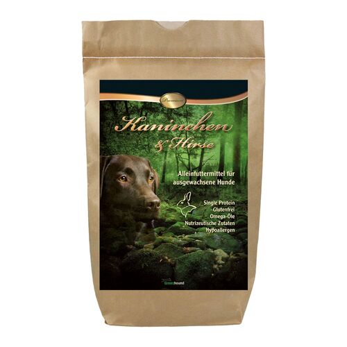 Schecker Trockenfutter Kaninchen u Hirse Premium - Single Protein - glutenfrei - hypoallergen, 1,5 kg, Schecker
