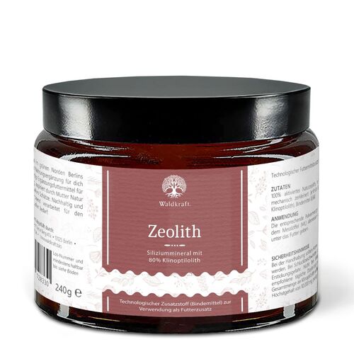 Waldkraft Zeolith – Naturmineral mit 80% Klinoptilolith, 240 g, Waldkraft.
