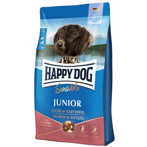 Happy Dog Junior - Lachs & Kartoffel, 4 kg, Happy Dog
