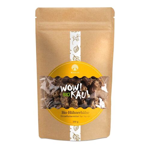 Wow! BioKau! Hühnerhälse | Waldkraft, 250 g, Waldkraft.