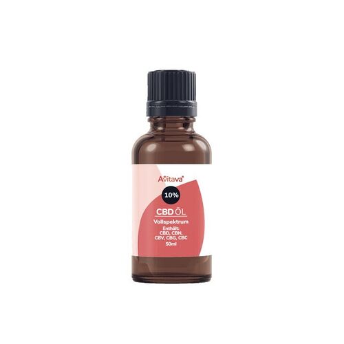 Avitava 10% CBD Öl im Vollspektrum, 10 ml, Avitava