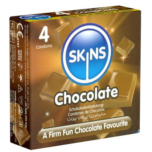 Skins *Chocolate*, 4 Stk., SKINS Condoms