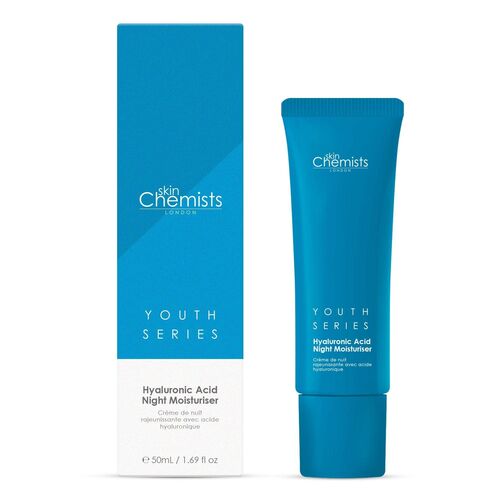 skinChemists Youth Series Hyaluronic Acid Night Moisturizer, 50 ml, Dr. Botanicals