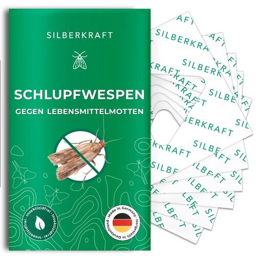 SILBERKRAFT Schlupfwespen, 3x6 Stk., Silberkraft