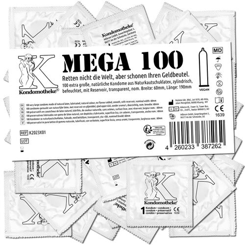 Kondomotheke *MEGA*, 100 Stk., Kondomotheke