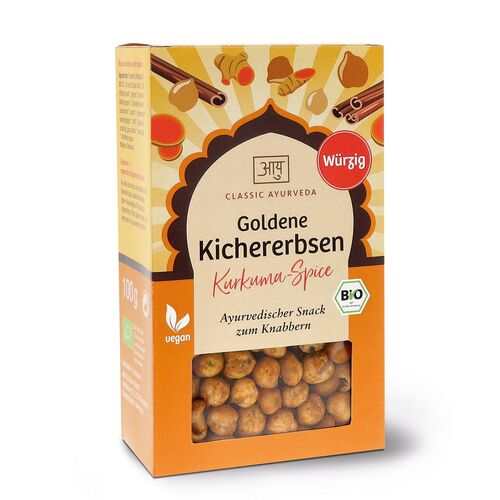 Classic Ayurveda - Goldene Kichererbsen, Kurkuma-Spice, 100 g, Classic Ayurveda