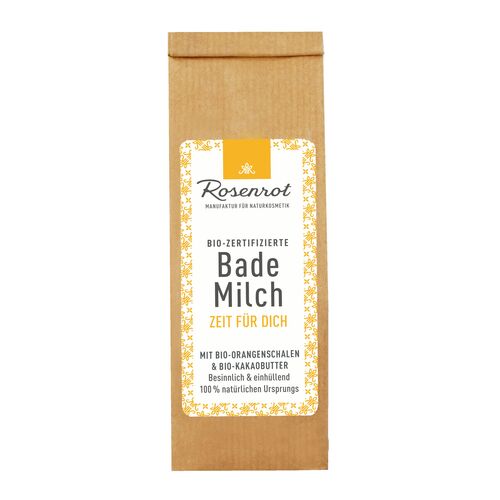 Rosenrot Naturkosmetik - Bademilch - Zeit f&uuml;r Dich - Badezusatz - Badepulver, 1 Stk., Rosenrot Naturkosmetik