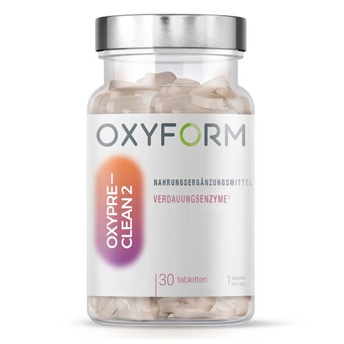 Oxyform Natürliche Verdauungsenzyme Tabletten, 30 Stk., Oxyform