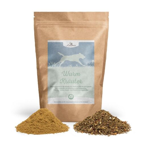 Krauterie Wurm Kräuter für Hunde, 100 g, Krauterie