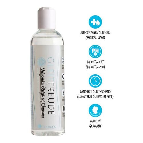 Lumunu Gleitfreude , wasserbasiertes Gleitgel, 250 ml, Lumunu