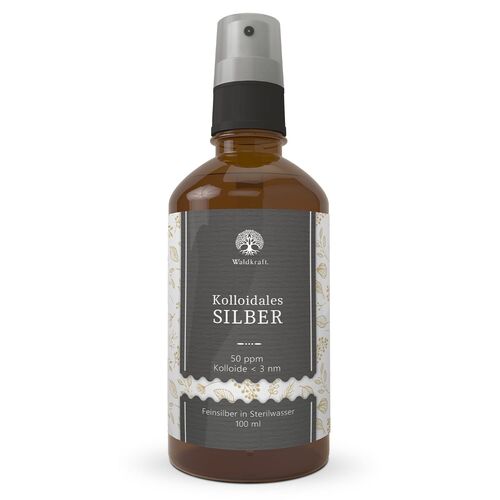 Waldkraft Kolloidales Silber 50 ppm, 100 ml, Waldkraft.