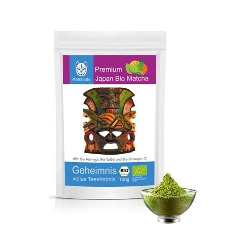 Matchatto Matcha Tee Salbei mit Orange Bio, 20 g, Matchatto
