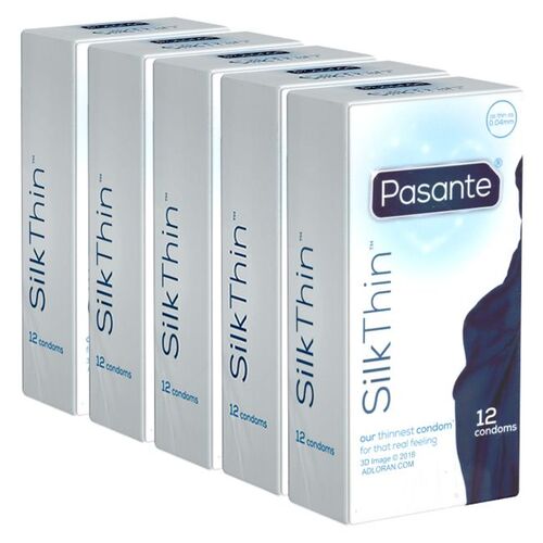 Pasante *Silk Thin* 60 St Kondome, 60 ST, Pasante