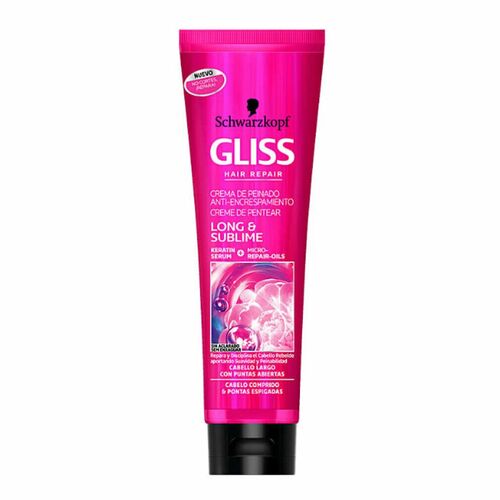 Gliss - Long & Sublime Anti-Frizz-Frisurcreme 150 ml, 150 ML, Schwarzkopf