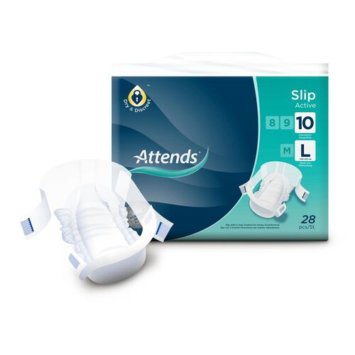 Attends Slip Active 10 Large (2x28 Stk.), 1 Stk., Attends