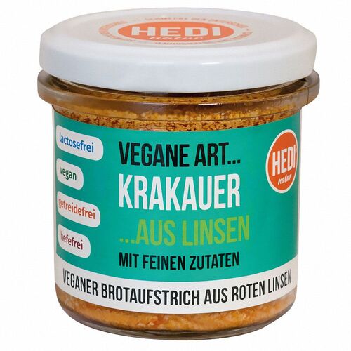 Hedi Vegane Art Bio Krakauer 140 g, 140 G, HEDI