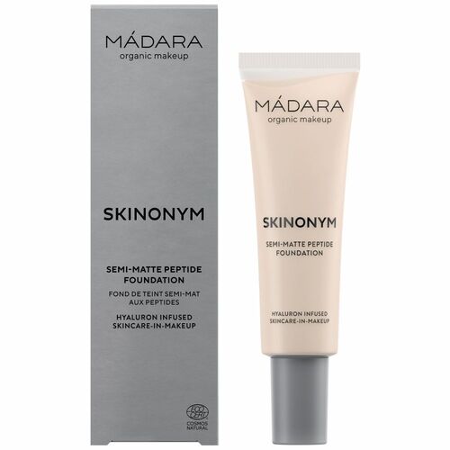 Madara SKINONYM Semi-Matte Peptide Foundation Porcelain #10 30ml, 30 ml, MADARA