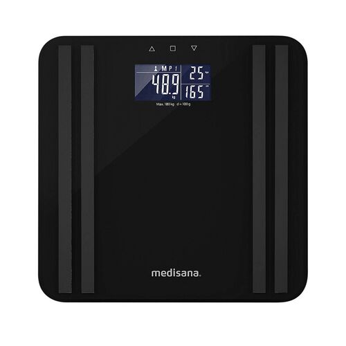medisana BS 465 K&ouml;rperanalysewaage - Personenwaage zur Messung von K&ouml;rperfett, K&ouml;rperwasser etc., 1 Stk., Medisana