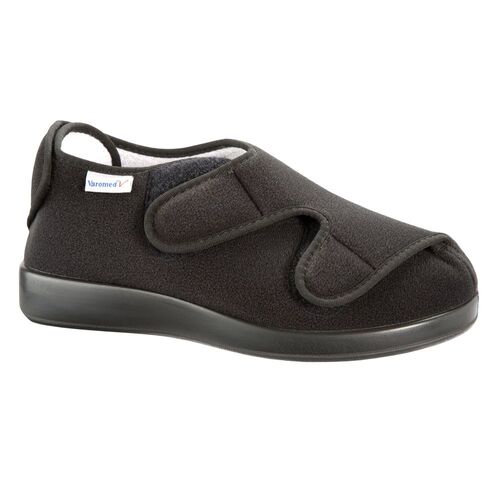 Varomed Klettpantoffel "DUBLIN", extreme Weite, schwarz, 1 Stk., FLORETT