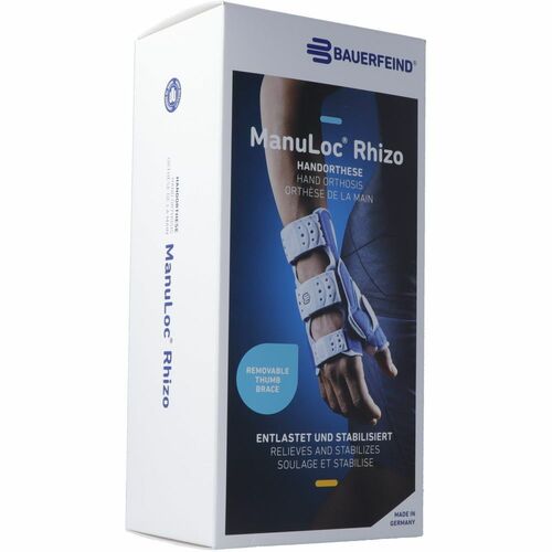 BAUERFEIND Manuloc Rhizo orht&egrave;se Handgelenk Gr&ouml;&szlig;e 2 Links Titanium, 1 Stk., BAUERFEIND