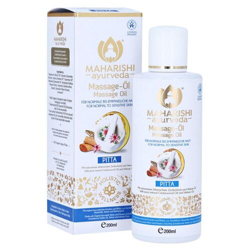 Maharishi - Bio Pitta Massageöl 200 ml, 200 ML, Maharishi