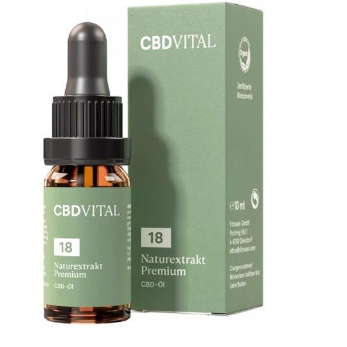 Naturextrakt PREMIUM Öl 18% 10ml, 10 ml, CBD VITAL