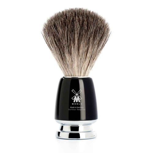 Mühle Shaving Rasurkultur Rasierpinsel schwarz Dachshaar 1 St, 1 stk, Mühle Shaving Rasurkultur