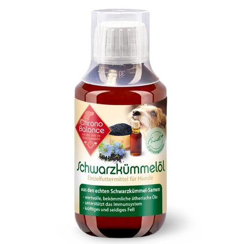 ChronoBalance Schwarzkümmelöl für Hunde 500 ml Öl, 500 ml, ChronoBalance
