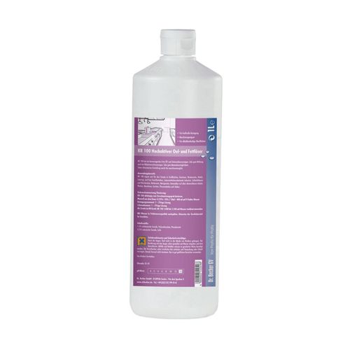 Dr. Becher KR 100 Hochaktiver Öl- und Fettlöser 1 l Reinigungsmittel, 1 l, Dr. Becher