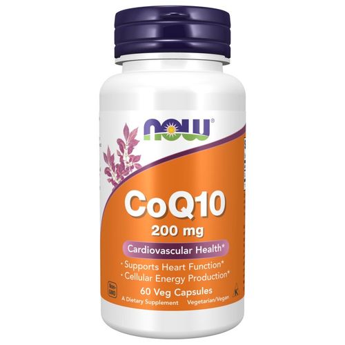 Now Foods CoQ10 200 mg 60 St, 60 stk, NOW FOODS