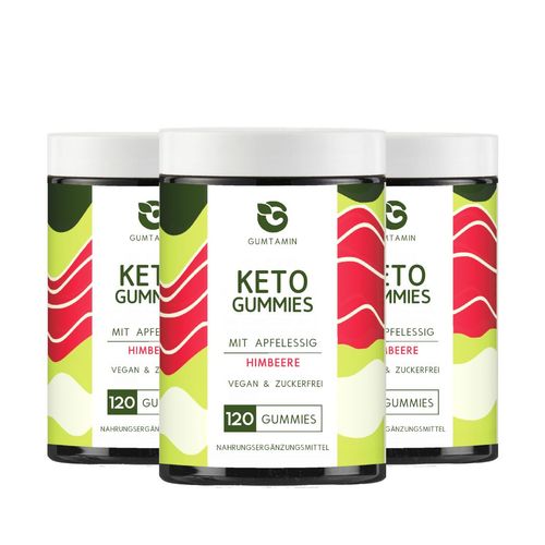 Keto Gummies mit Apfelessig | Gumtamin 360 St Gummibärchen, 360 stk, Gumtamin