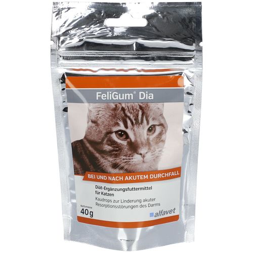 Feligum Dia Kaudrops f.Katzen 40 g Kautabletten, 40 g, FeliGum