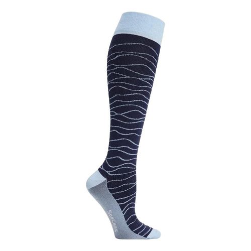 SupCare Stützstrümpfe blau Wellen 1 Pk, 1 stk, Supcare