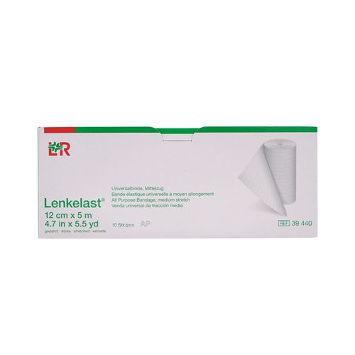 Lenkelast Universalbinde 12 cmx5 m o.Zellglas 10 St Binden, 10 stk, Lohmann & Rauscher