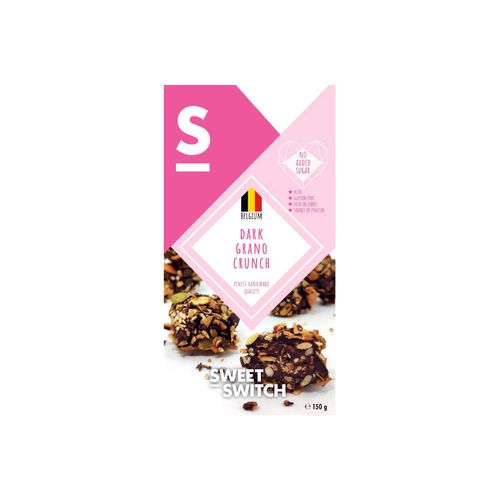 Sweet Switch Dark Grano Crunch Balls 0,15 kg Schokolade, 0,15 kg, Sweet Switch
