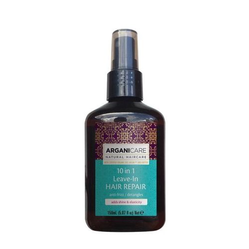 Arganicare - 10-in-1 Leave-in-Haarreparatur – Argan- und Sheabutter 150 ml Flüssigkeit, 150 ml, Arganicare