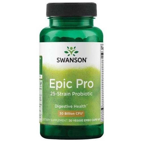 Swanson Epic Pro 25-Strain Probiotic 30 Milliarden KBE St, 30 stk, Swanson