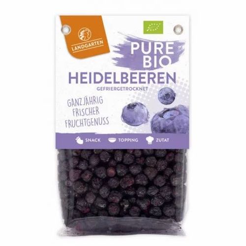 Landgarten - Bio Heidelbeeren gefriergetrocknet 20 g, 20 g, Landgarten