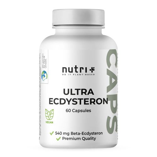 nutri+ Ultra Ecdysteron + Leucin Kapseln 60 St, 60 stk, Nutri+