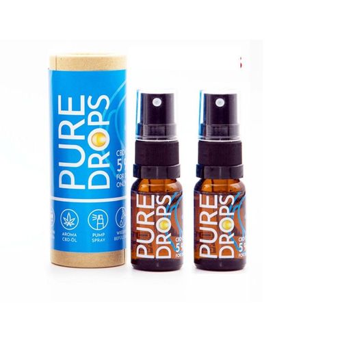 Pure Drops CBD ÖL 5% Doppelpack Aktion für Tiere aus Österreich 20 ml Mundspray, 20 ml, Pure Drops